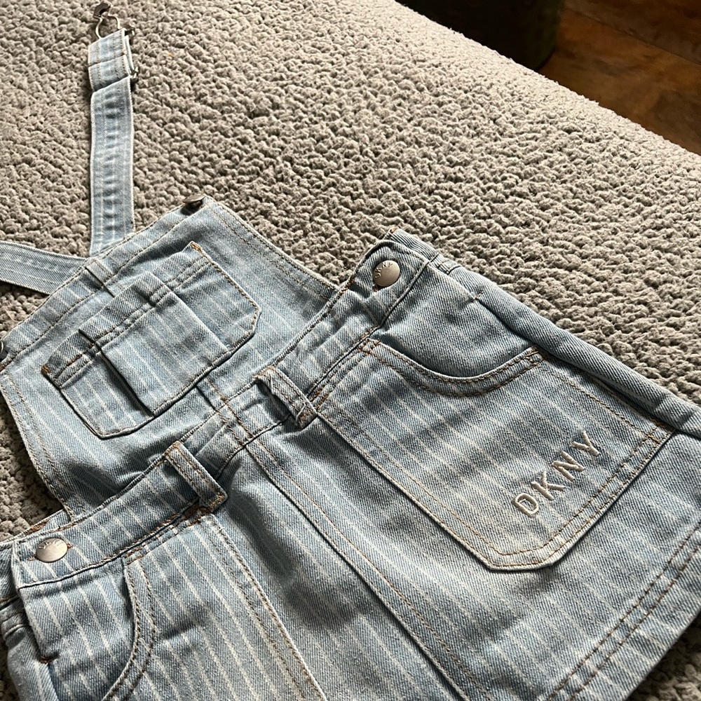 DKNY toddler girl overalls